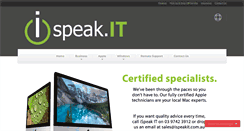 Desktop Screenshot of ispeakit.com.au