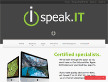 Tablet Screenshot of ispeakit.com.au